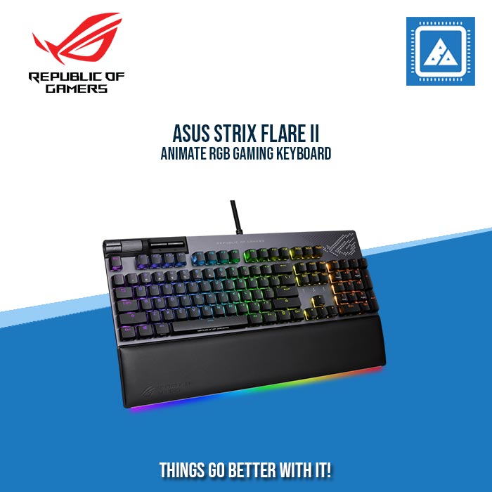 ASUS STRIX FLARE II ANIMATE RGB GAMING KEYBOARD ASUS STRIX FLARE II ANIMATE RGB GAMING KEYBOARD